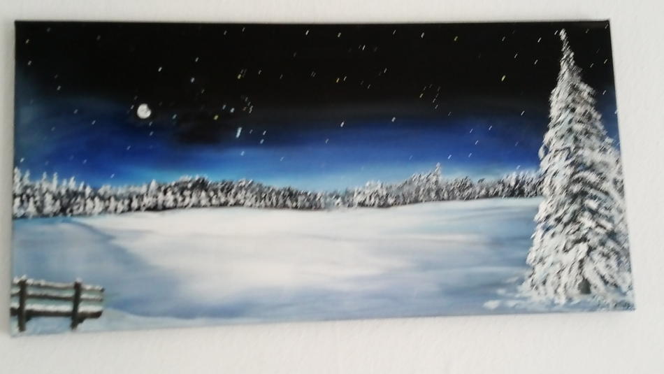 Winter-Nacht-Ruh von PinaPino Winter-Nacht-Ruh