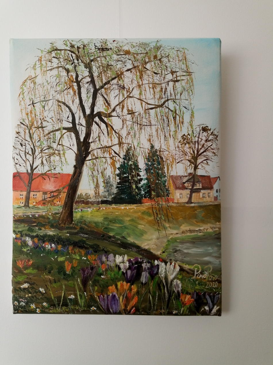 Frühling am Anger von PinaPino Frühling am Anger
