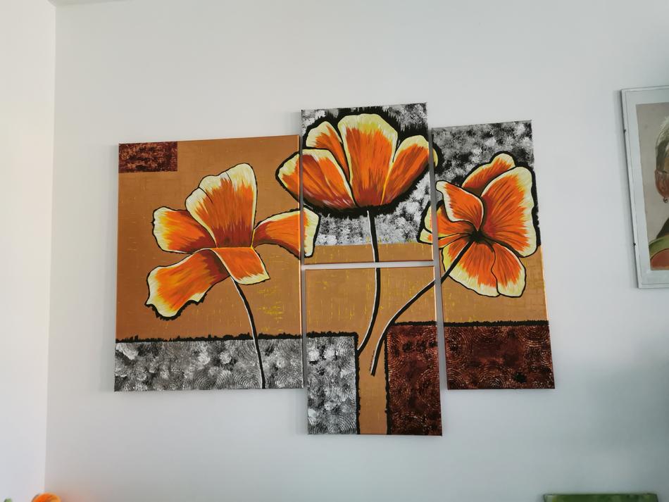 Blume in Orange von Wuzi1 Blume in Orange