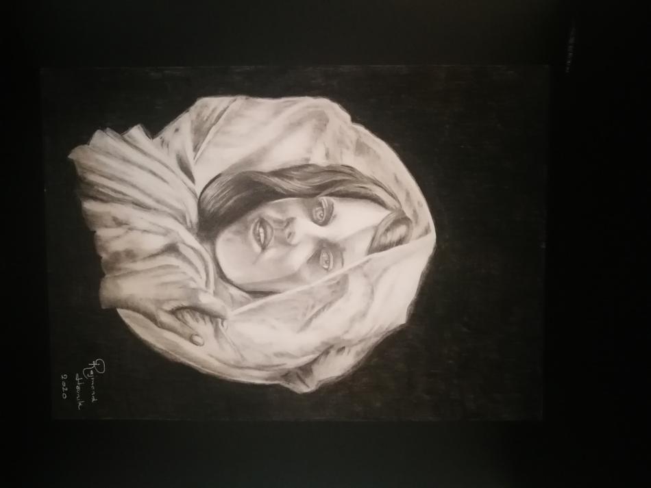 Einsames Mädchen von Hovnik Art Einsames Mädchen