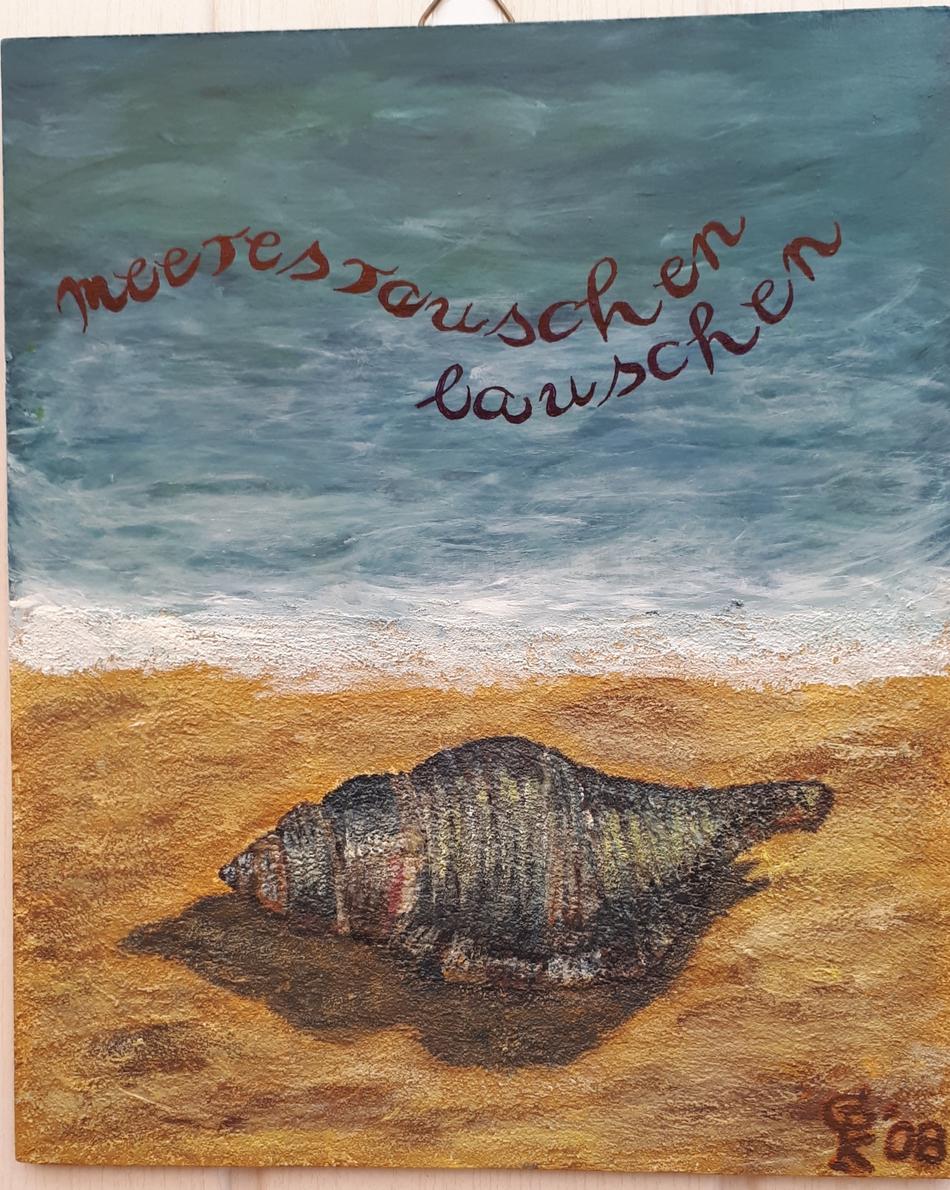Blaues Schneckengehäuse von NotYetPicasso Blaues Schneckengehäuse