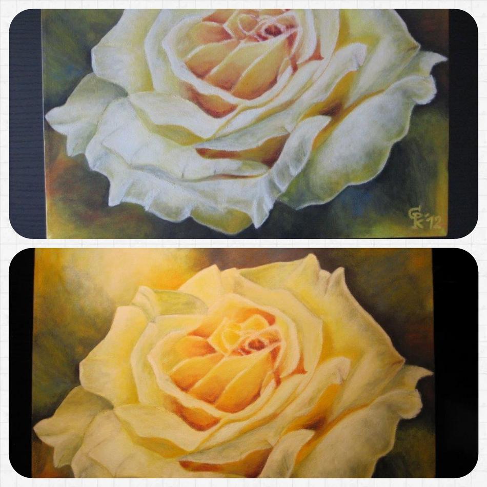 One Champagne Rose von NotYetPicasso One Champagne Rose