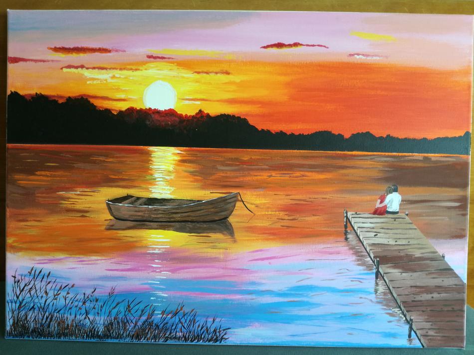 Sonnenuntergang von Künstlier Sonnenuntergang