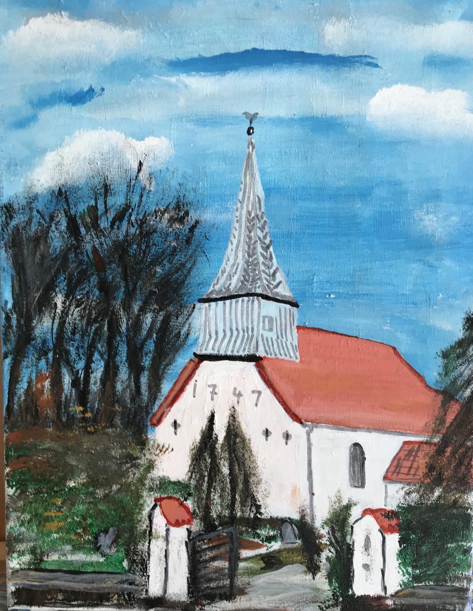 kleine Dorfkirche von Nordwind kleine Dorfkirche