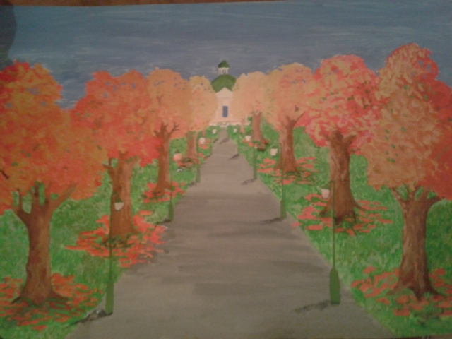 Schönbrunner Allee im Herbst von MRR Schönbrunner Allee im Herbst