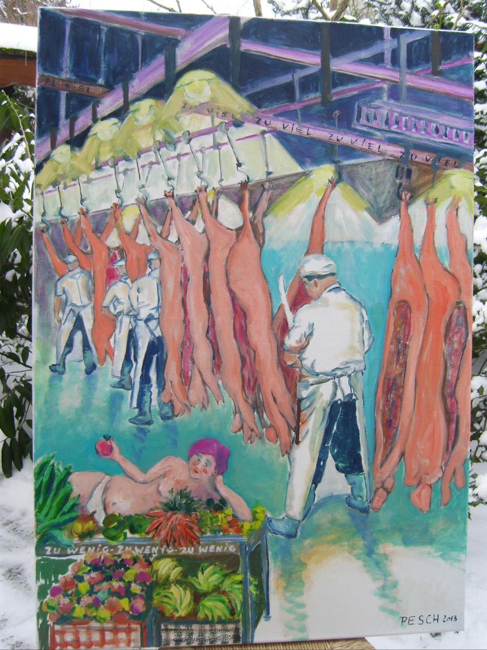 Zu viel Fleisch, zu wenig Obst von PESCH Zu viel Fleisch, zu wenig Obst