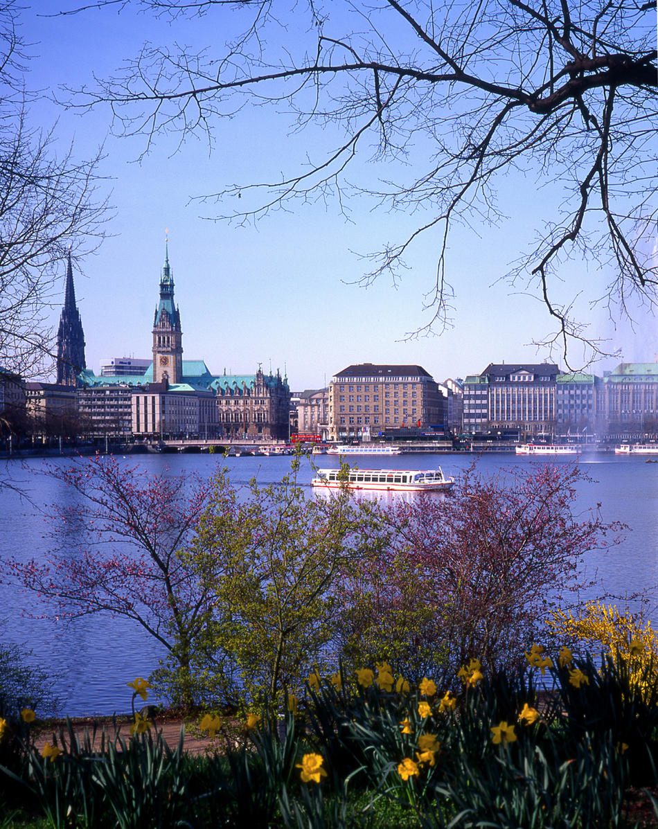 Skyline Hamburg von Reubild Skyline Hamburg