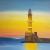 Lighthouse in the sunset von Splisserkunst