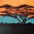 sunset in africa von Splisserkunst