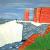 Schwere See vor Helgoland von