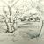 Landschaft mit Fineliner von