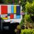 Bunte Flächen nach Mondrian von Anne