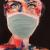 Gesicht mit Maske von Milena