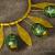 Collier Gold Runenstein / Collier Gold Rune Stone von robolotion