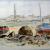 Boote bei Ebbe von Andy