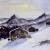 Berge im Winter von Andy
