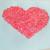 Confettibild Rotes Herz von