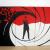 007 - Gun Barrel Red - Pop Art von Luke Bauer