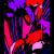 Rote Lilien von isArt