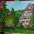 Bauernhaus mit Rosen von Thomas