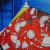 Miroirs sur table rouge von Paul F. Graf