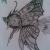 Schmetterlings Tattoo von Nadja