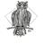 Ethnische Eule von Forelle Graphics