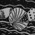 Muscheln mit Wellen von