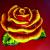 Rose(Hand bemalt) von Jenny