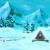 Berge im Winter von