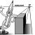 Bleistift als lebendige Comic-Figur von