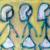 women in line von
