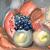 Melone mit Trauben 2 von