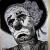 Sad Clown von Kriss