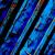 Blaue,rostige Kiste am Wegesrand-Surreal von Organic Cyber Art