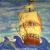 Schiff und Delfin von Katerskunst