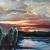 Landschaft Sonnenaufgang von Mea Meike Dörschuck