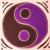 Yin & Yang violet von Mensch Mi