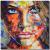 Original Gemälde Leinwand Acryl modern Gesicht abstrakt Bild 852 Hand Portrait von EUGEN DICK