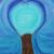 Blue Spirit Tree von Lona - SoulsEnergyArt