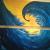 Acrylgemälde "Die Welle" von