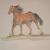Pferd Aquarell von Theo
