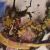 Abstrakt Tusche Aquarell gold von Theo