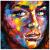 Original Gemälde Leinwand Acryl modern Gesicht abstrakt Bild 885 Hand Portrait von EUGEN DICK