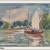 1976 Segelboote Aquarell 178x110mm Pas 297x212mm (05) von