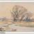 1989_03 Semliner See Aquarell 147x103mm Pas 300x240mm (07) von
