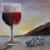 Rotwein Stillleben von