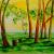 Aquarell Im Wald von galerie-rosa