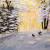Raben im Schnee von