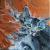 Katze Grey auf AcrylPouring von Sonja Kaspar